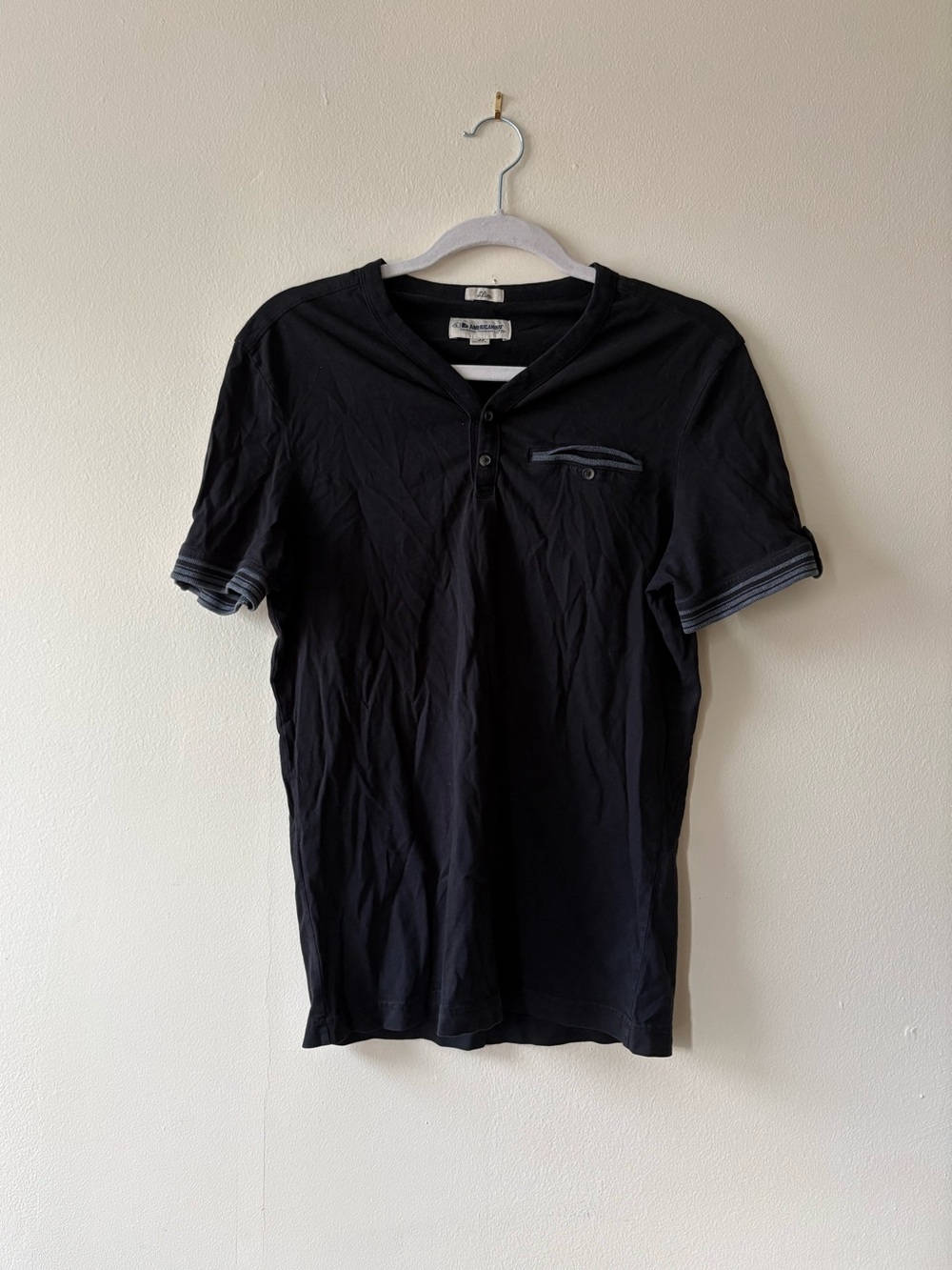 Americanino Black Cotton Tee